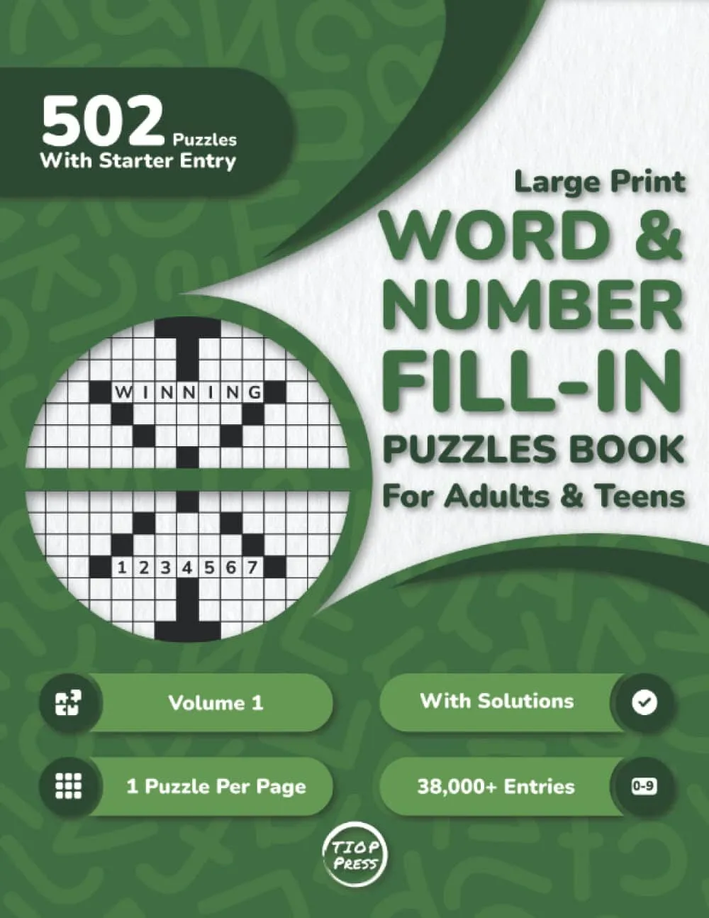 Word & Number Fill-Ins Volume 1: 500+ Puzzles